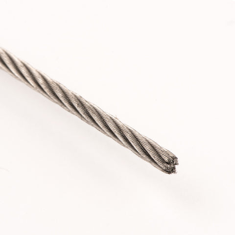 Wire rope, 1/8" diameter