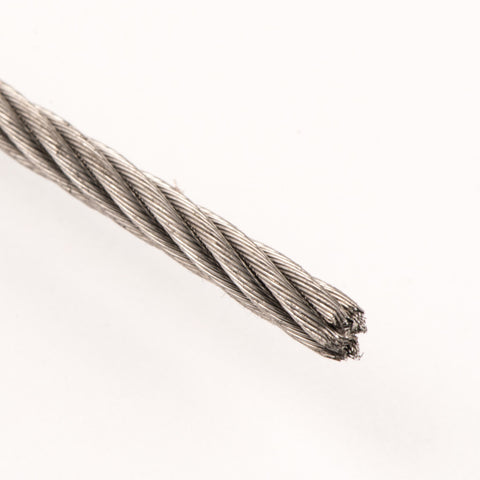 Wire rope, 3/16" diameter